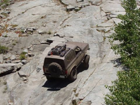 1990 Ford Bronco II - Swamp Lake Trail 2009 (Rooster Rock from another angle)