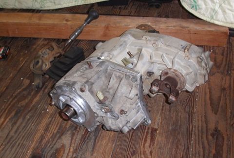 1990 Ford Bronco II - Assembled dual transfercase ready to install (D.D. Machine Box4Rocks kit provides the blockoff and clocking plates, and a one-piece chromol…
