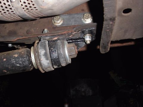 1990 Ford Bronco II - Made from 3/16"plate Eyelet fabricated from some leftover DOM tubing and some 1/8" strip wrapped around it (final dimensions 2-3/…