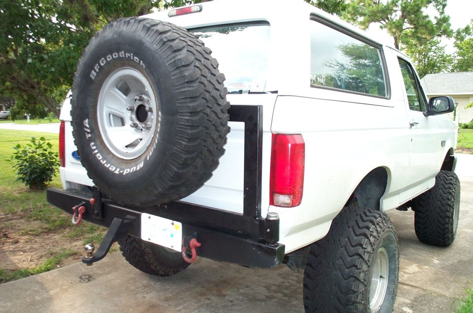 Pretty or not, it's back on, and it's got a pretty heavy tire/rim combo on it. So far, it seems to be OK.