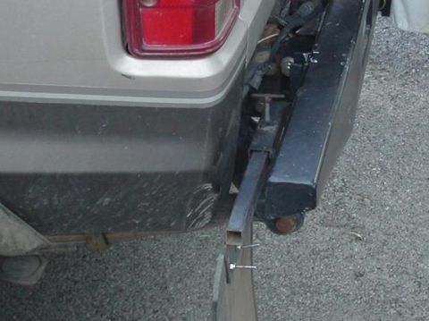 1990 Ford Bronco II - Removable mud flaps (keeping the LEOs happy)