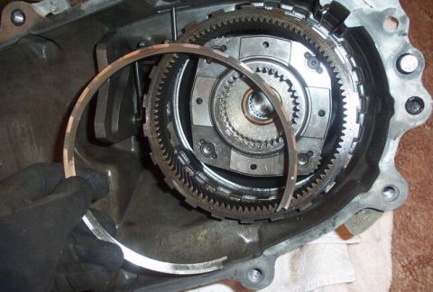 1990 Ford Bronco - Remove this large "snap ring" and the planetary assy will drop out