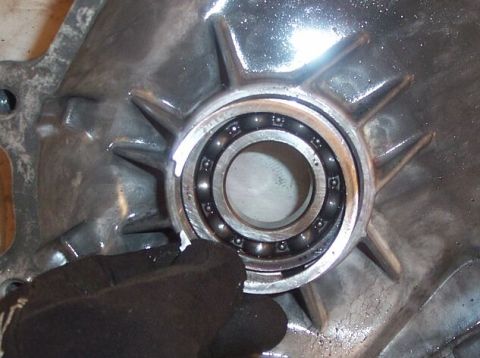 1990 Ford Bronco - Some of the bearings are retained with internal snap rings like this