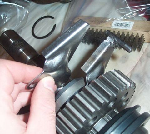 1990 Ford Bronco - Here's one (good) way to prevent oil pump failure. The rod increases contact area and makes it much harder to wear thru the 'case