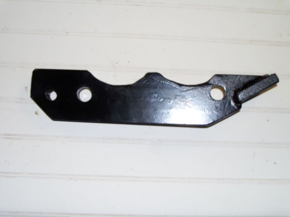 Fabricated bracket and caliper bracket mounting hole locations