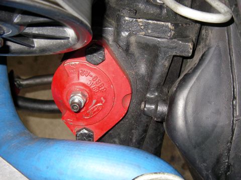 1990 Ford Bronco - Red steering component with Ford logo and part number E9AC 3680-A2 visible.