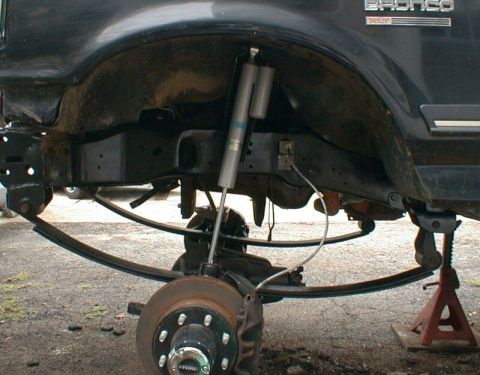 1990 Ford Bronco - shocks and brakes attached