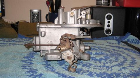 1968 Ford Ranchero - A close-up view of a Holley carburetor, a key component of many older vehicles.