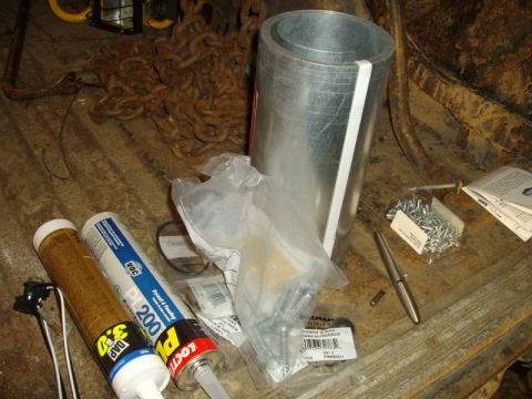 1978 Ford Bronco - Sheetmetal flashing, adhesive, caulking, lag bolts, screws, gromets...