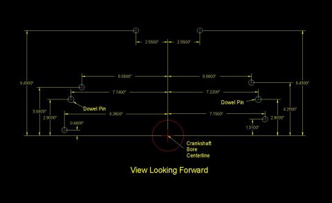 1990 Ford Mustang - Small Block Ford Bellhousing Bolt Pattern