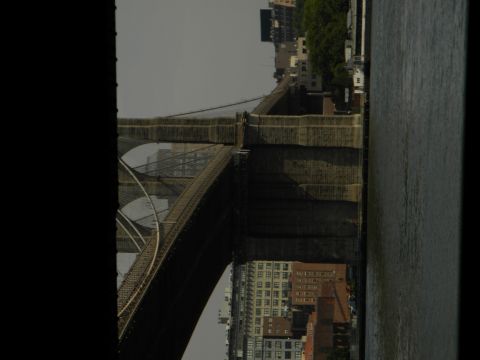 1992 Ford Bronco - View of the Brooklyn Bridge and the New York City skyline on a clear day.