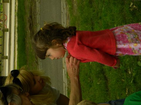 1992 Ford Bronco - A child interacts with others in a grassy park area.