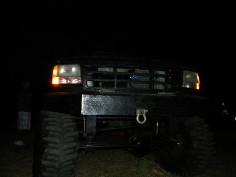 1992 Ford Bronco - This truck's grille and headlight design suggest it is from the early to mid-1990s, not a 1992 Bronco.