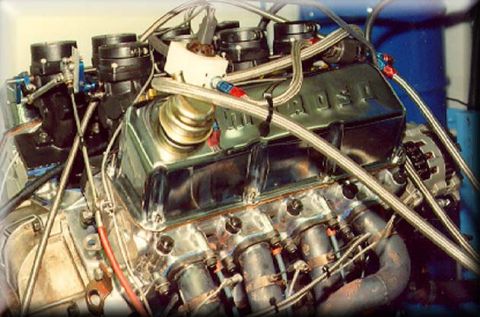 1972 Ford Ranchero - Kinsler injection on a Clevor