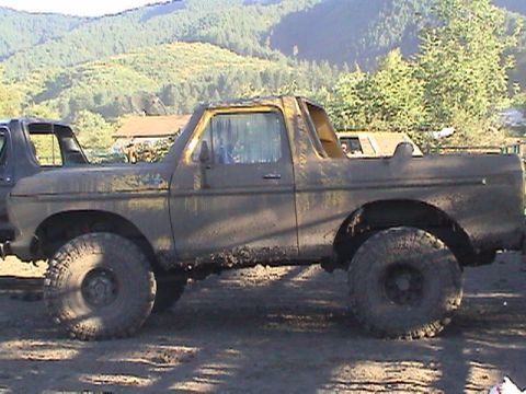1994 Ford Explorer - Steve's 78 Bronco after the Mud Drags