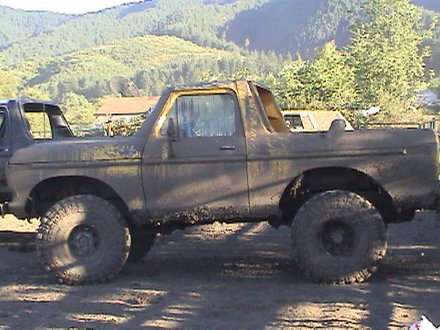 Steve's 78 Bronco after the Mud Drags