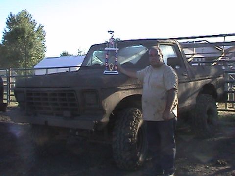 1994 Ford Explorer - Steve sporting his 1st place trophy. (now I'm not the only one with a Trophy in the house)
