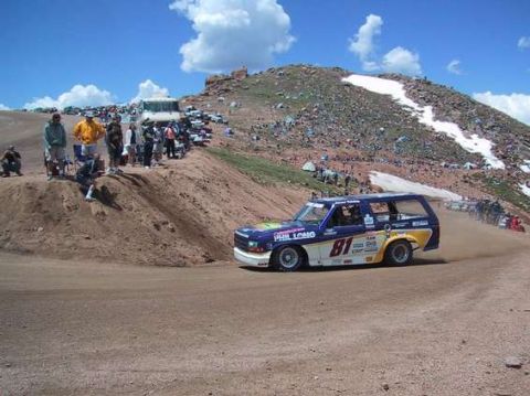 1992 Ford Bronco - Bronco racing up Pike's Peak