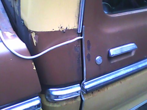 1976 Ford F-150 - Needed the CB for a couple days, but didn't want to drill any holes in the cab...