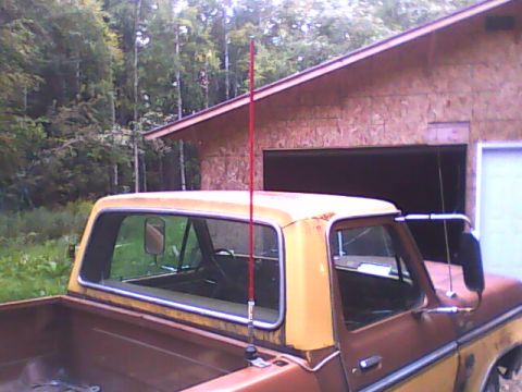 1976 Ford F-150 - firestick ii and mount off of Blackie-on loan