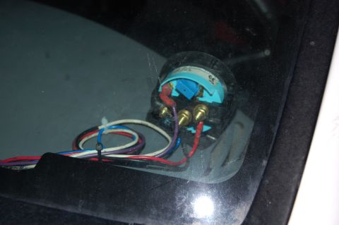 1994 Ford Bronco - Gauge wiring. All terminals soldered, dielectric grease, and heat shrinked. gauge wires: RD - hot in run BLK - ground BLU - trans temp sign…