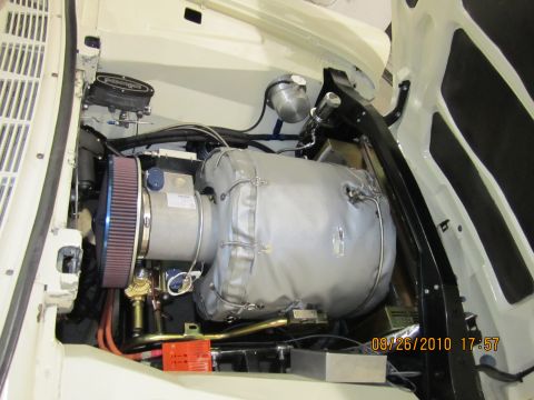 1996 Ford Bronco - Engine bay details with a large, insulated component and air filter visible.