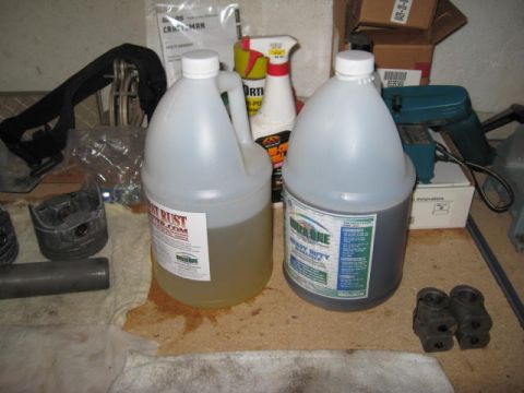 1963 Ford Galaxie - Both bottles were clear