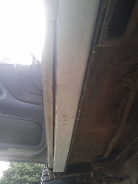 1996 Ford Bronco - View from below with drain holes