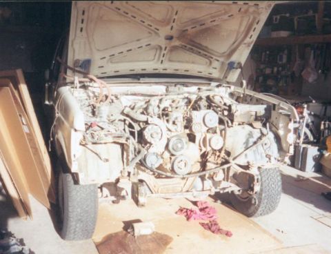 1987 Ford Bronco - 300-6 exposed