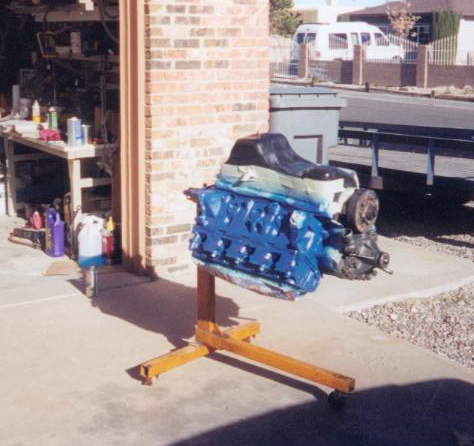 1987 Ford Bronco - yeah that is ford blue and yeah my new wheels match the motor