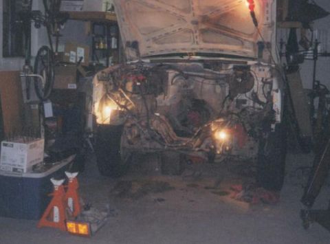 1987 Ford Bronco - headlights work! and most of the rest of the circuits too!
