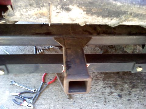 1996 Ford F-150 - my home made receiver hitch that i cant use anymore