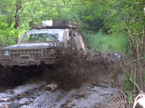 1987 Ford Bronco - MY Brothers Cherokee (It recently died so its now gone)