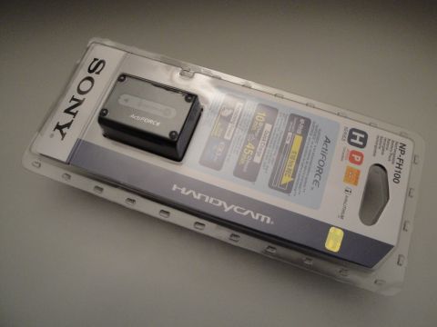 1993 Ford Taurus - This is a Sony NP-FH100 ActiFORCE battery pack, packaged for retail sale.