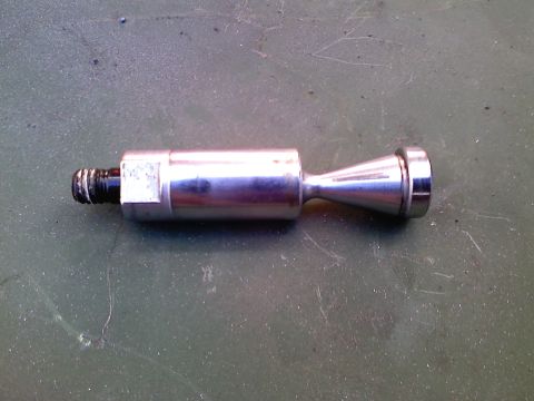 1990 Ford Bronco - Close-up of a fuel injector nozzle, likely for a diesel engine swap.