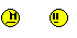 1995 Ford Bronco - Two pixelated smiley faces are depicted against a dark background.