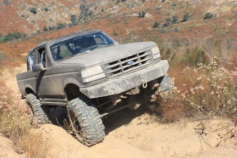 Jesse's house, trail, car crush
