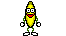 1995 Ford Bronco - This image shows a pixelated cartoon banana character against a vibrant pink backdrop.