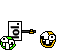 1995 Ford Bronco - A document with text and a smiley face is depicted.