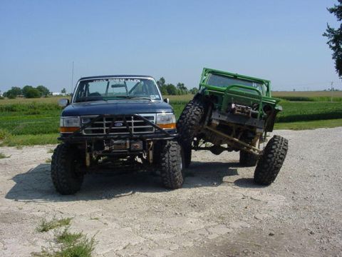 1992 Ford Bronco - day that the bronco gets put into the shop for a while
