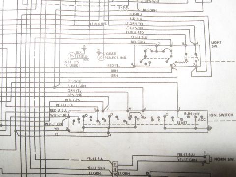 1981 Ford Bronco - This is a diagram of automotive wiring, not a 1981 Ford Bronco.