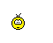 1995 Ford Bronco - A yellow smiley face graphic with wide eyes and antennae is displayed against a white backdrop.