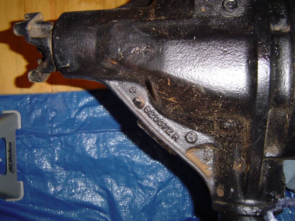 Differential housing part with casting number 620072R