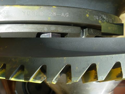 1975 Ford Bronco - The rebuilt chunk arrived today. The diff is stamped: YDGF9-28-AG 04012010 BF031 The ring gear is: L7, circled K, F9-410-9X37 (Ford 9 inch,…