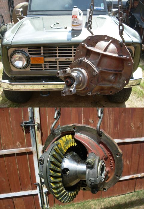 1975 Ford Bronco - I expected the outside to be cleaner, but it doesn't really matter. The pattern appears to be perfect. I'm not using the included gasket, o…