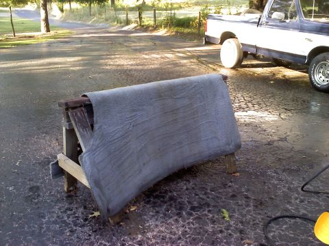 1995 Ford Bronco - saw horse for pressure washing