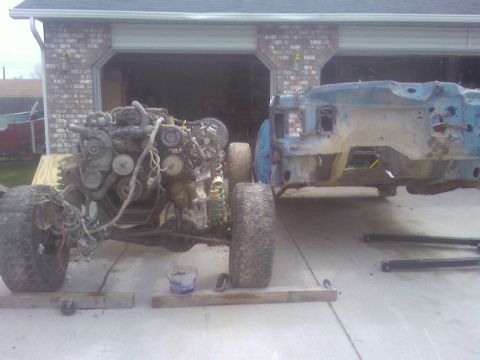 1989 Ford Bronco - cab removed