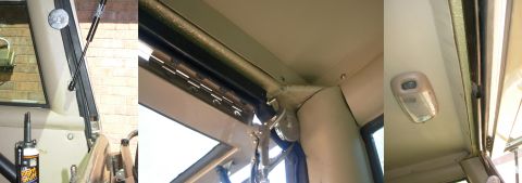 1975 Ford Bronco - In preparation for adding a trim panel over the liftgate, I reattached this seal. Originally, it was siliconed on the outside, but it gets…
