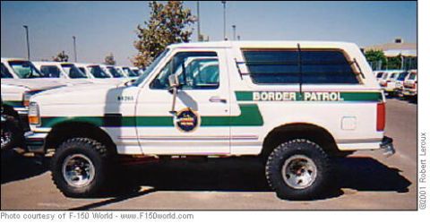 1986 Ford Bronco - Border Patrol Bronco