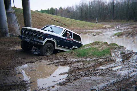 1986 Ford Bronco - Stuck in mud in Crosby, TX